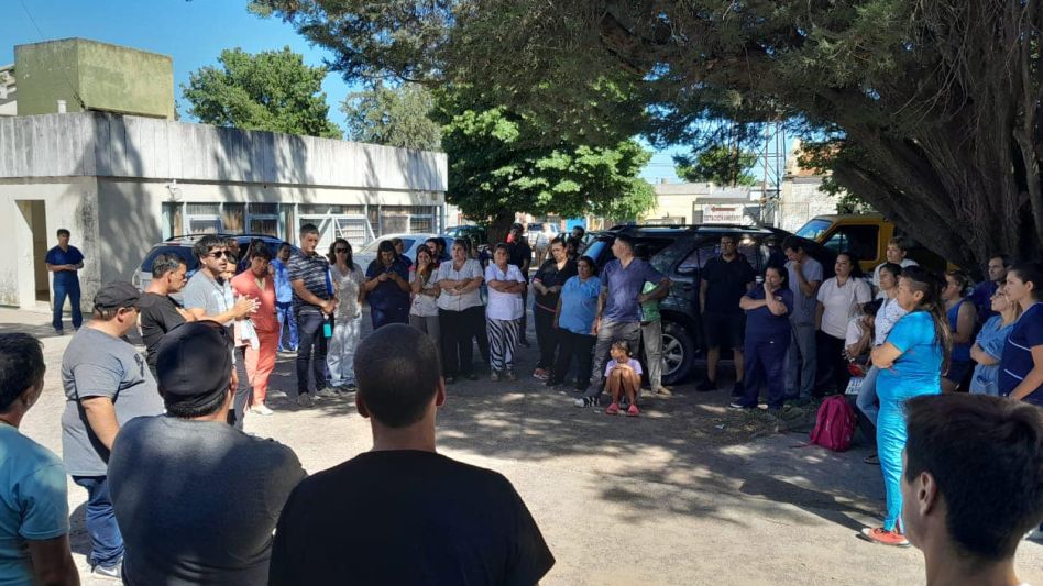 Asamblea del STMA realizada esta semana en el hospital Pintos. Facebook STMA.