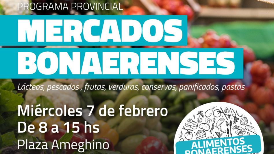 Azul se suma al programa Mercados Bonaerenses