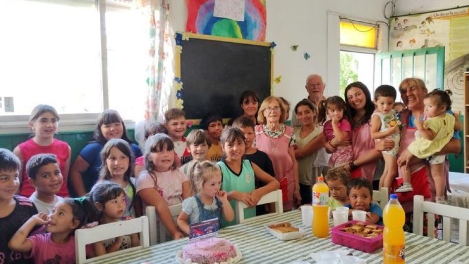Uno de los tantos momentos compartidos el pasado miércoles en el Rinconcito del Carmen.   GENTILEZA CECILIA BLANDO 