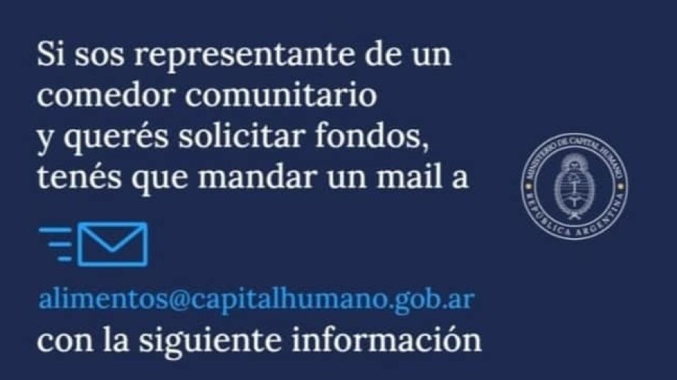 La Libertad Avanza y la inscripción  de los comedores comunitarios