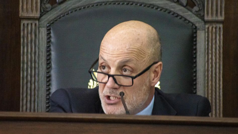 Joaquín Duba, el juez que intervino en este proceso abreviado.  NACHO CORREA