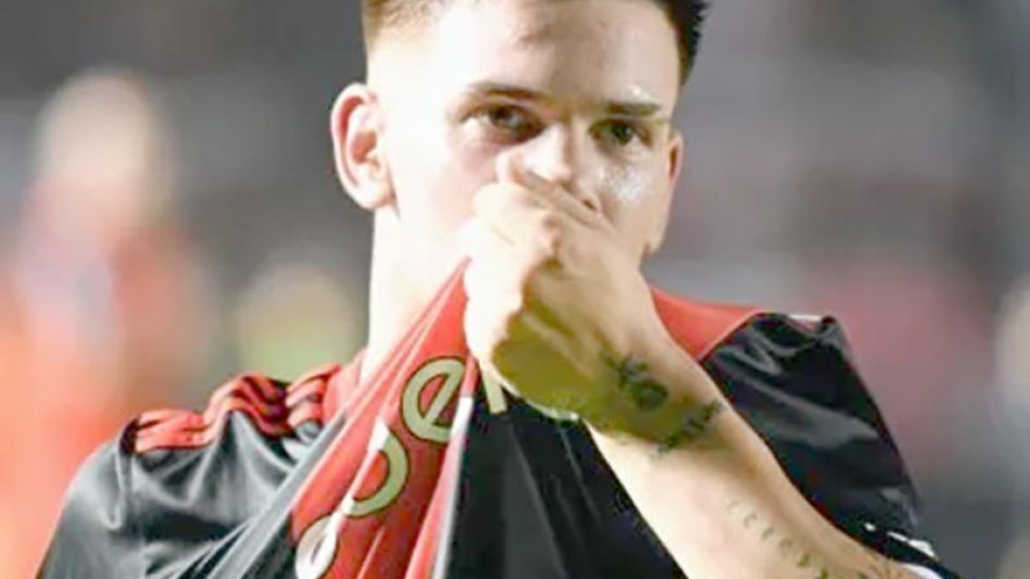  Franco Mastantuono entró en la historia de River 