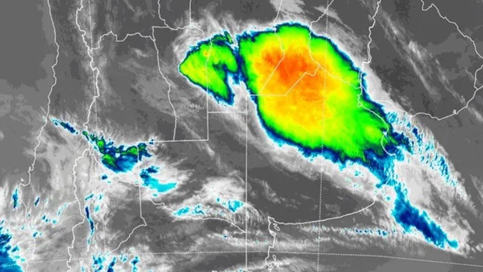 Azul se encuentra bajo una alerta amarilla por fuertes tormentas. Se estima que en la jornada de este viernes pueden registrarse precipitaciones de hasta 70 mm.
