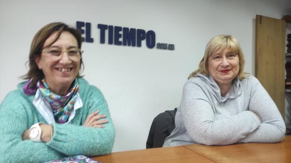 Silvia Trussi y Griselda Vazzano, integrantes de la Cooperadora del Hospital de Niños dialogaron con este diario. ARCHIVO/EL TIEMPO