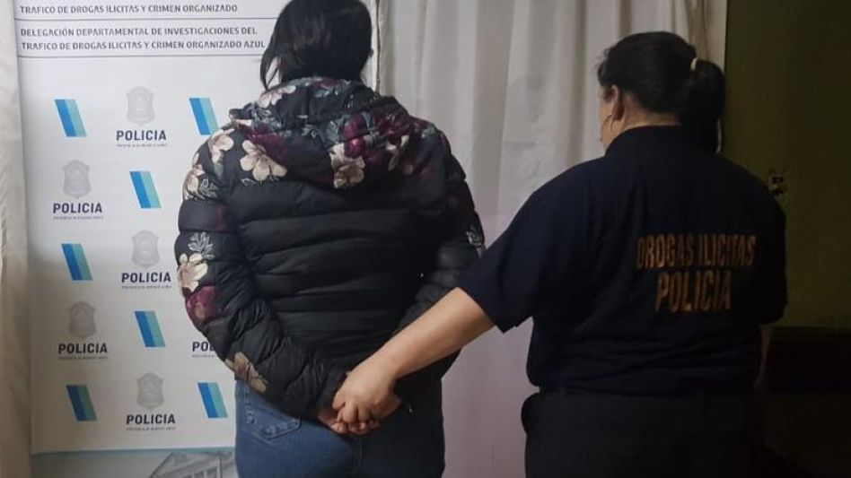 Si bien por el momento sigue en la Unidad 52, en los próximos días la joven acusada de esta infracción a la ley de drogas pasará a cumplir arresto domiciliario.  DROGAS ILÍCITAS AZUL/PBA/ARCHIVO