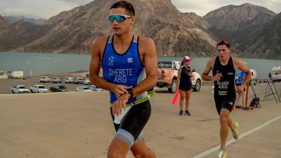 El atleta azuleño en San Juan.