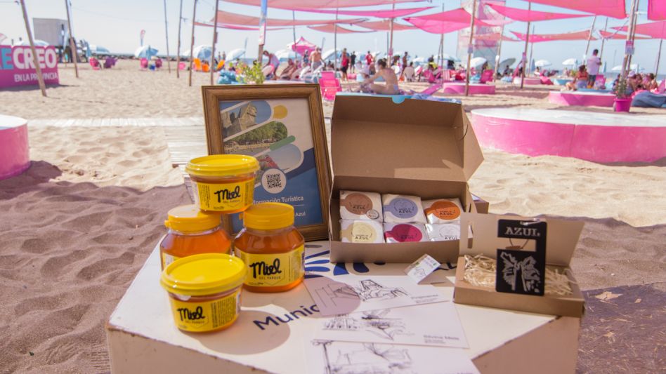 Azul está presente en el parador ReCreo de Mar del Plata