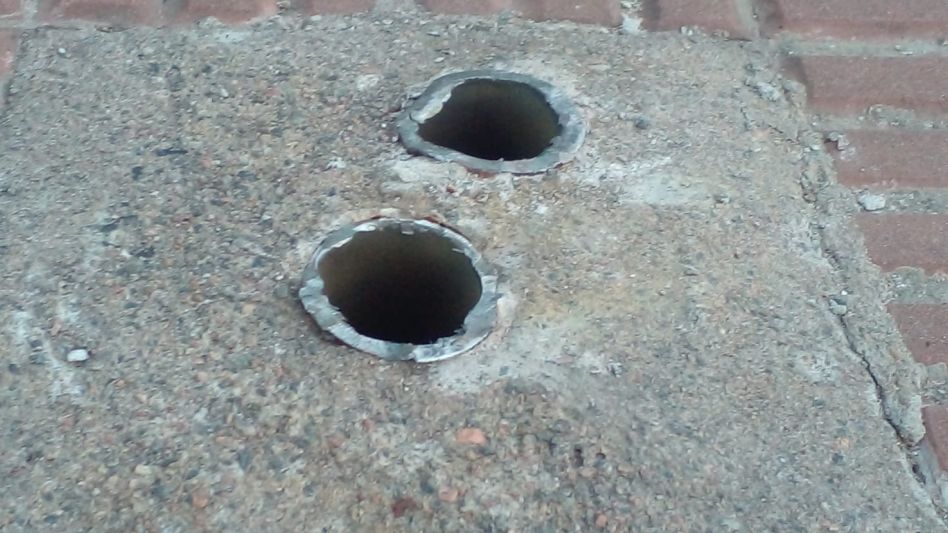 La Policía aclaró que armazón de caños no fue robado