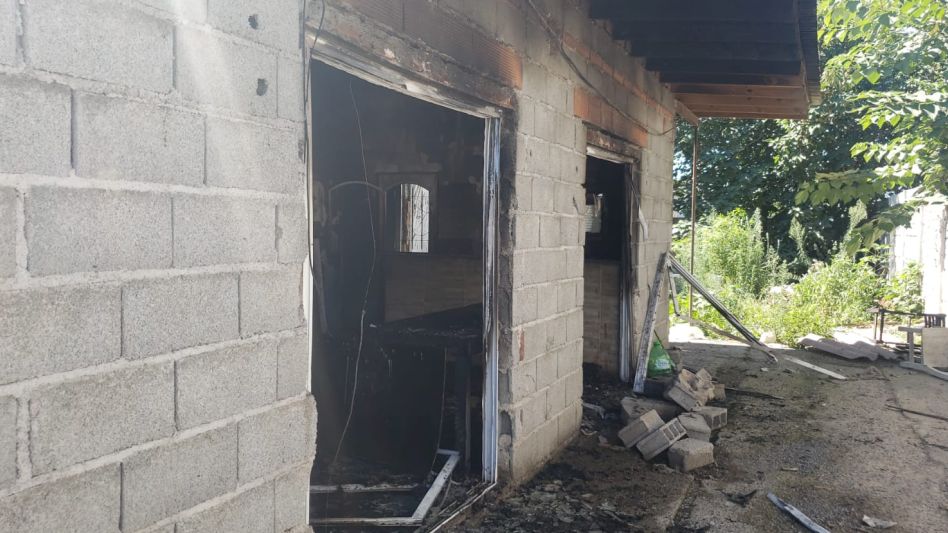 Falleció hoy domingo el hombre que había sufrido graves quemaduras al incendiarse su casa