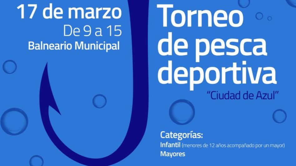 Se viene el concurso de pesca "Ciudad de Azul"