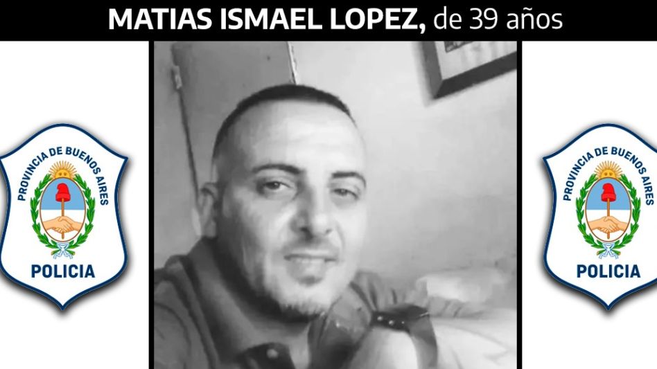 Matías Ismael López sigue siendo buscado. Fue visto por última vez hace dos días. FOTO: CPA/PBA