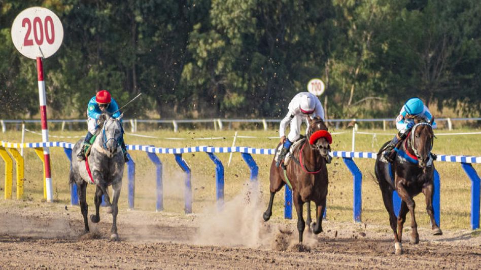 En el circo hípico local se realizará, desde las 14:15 horas, la tercera reunión del año con la organización del Jockey Club Azul. ARCHIVO