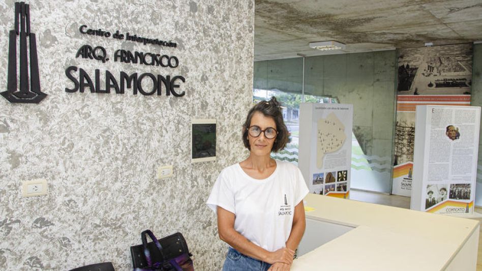 Karina Ruiz se encuentra coordinando el Centro de Interpretación Salamone. 