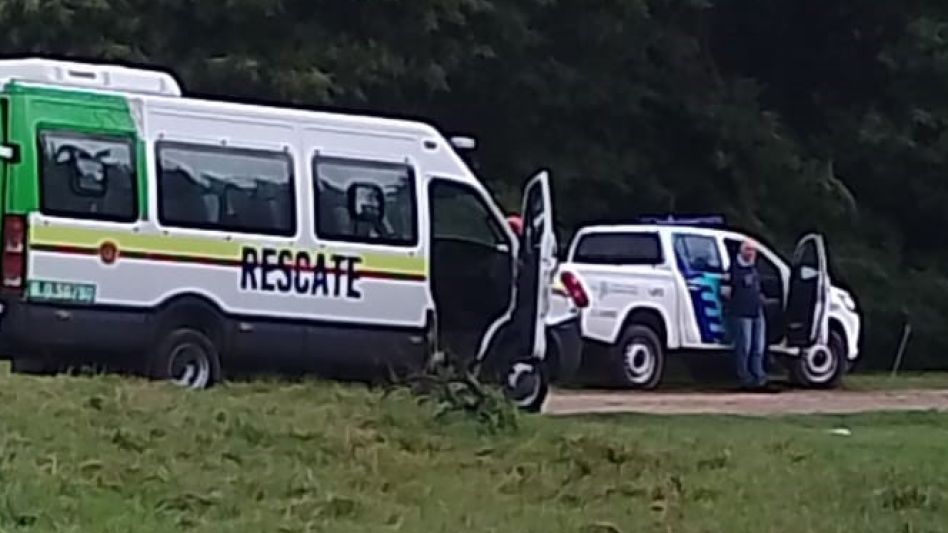 El cadáver del azuleño  fue hallado cerca de las vías, en un sector cercano a ?Parque Chico?. FOTO: CPA/PBA