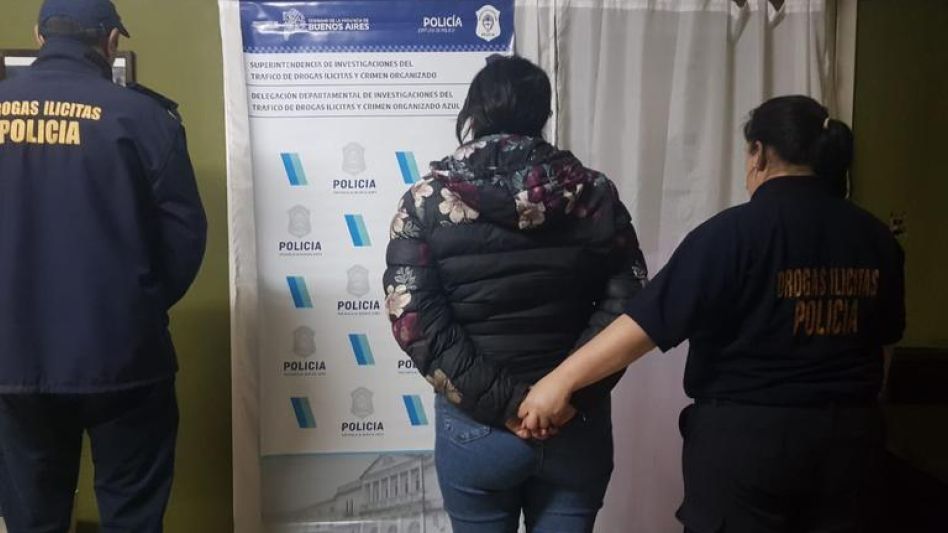 Desde el mes pasado la acusada de esta infracción a la llamada ley de estupefacientes cumple arresto domiciliario. DROGAS ILÍCITAS AZUL/PBA/ARCHIVO