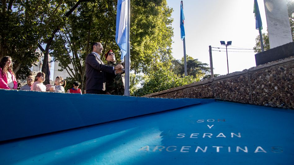Acto por el Día de los Veteranos y de los Caídos en la Guerra de Malvinas