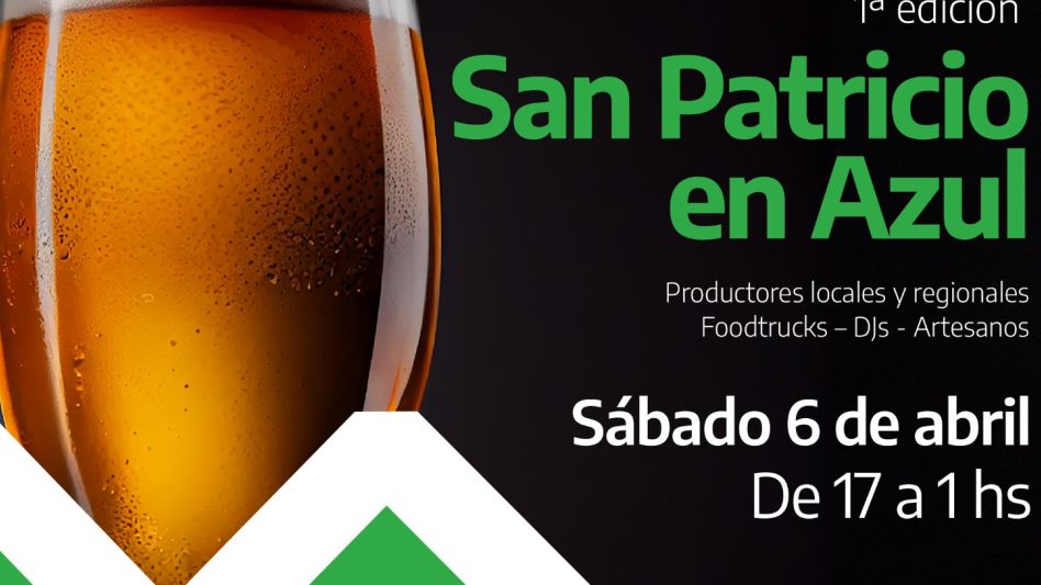 Se realizará la primera edición de San Patricio en Azul