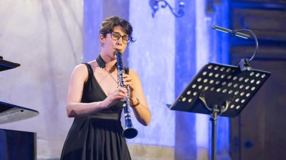 La azuleña Estefanía Blanco en el Festival de la música de Ljubljana, Eslovenia. 