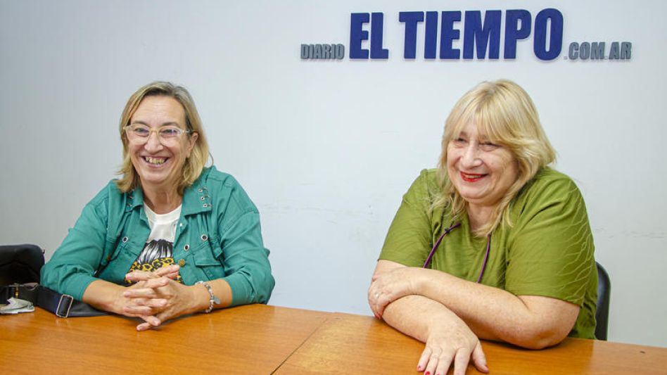 Las integrantes de la Cooperadora del Hospital de Niños Argentina Diego, Silvia Trussi y Griselda Vazzano.  NACHO CORREA  