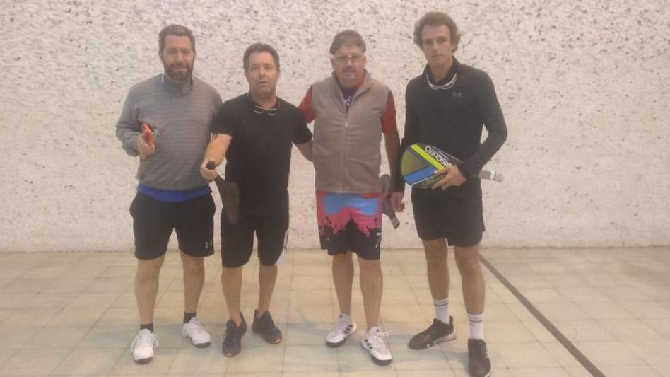 De izquierda a derecha: Hernán y Marcos Ponce, Franco Doartero y Facundo Uhalde. GENTILEZA ATHLETIC