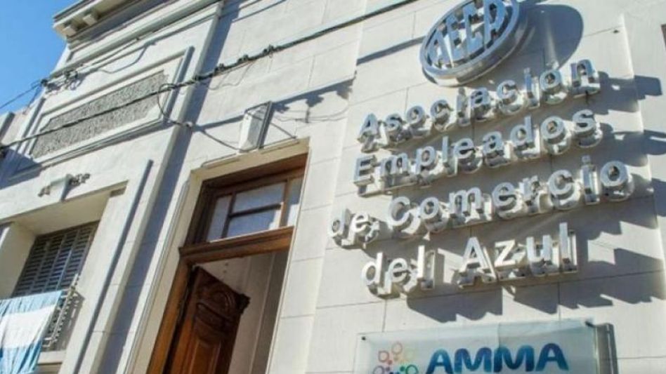 La Asociación de Empleados de Comercio de Azul este jueves arriba a sus 94 años de existencia.  ARCHIVO/EL TIEMPO