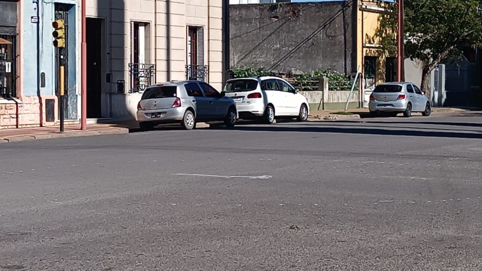 Comenzaron los trabajos de medición  para la rotonda del Parque Municipal
