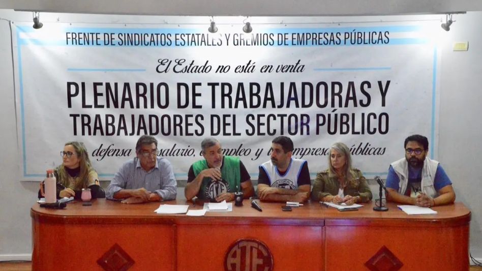 ATE anunció un nuevo paro nacional con movilizaciones para el martes 30 de abril