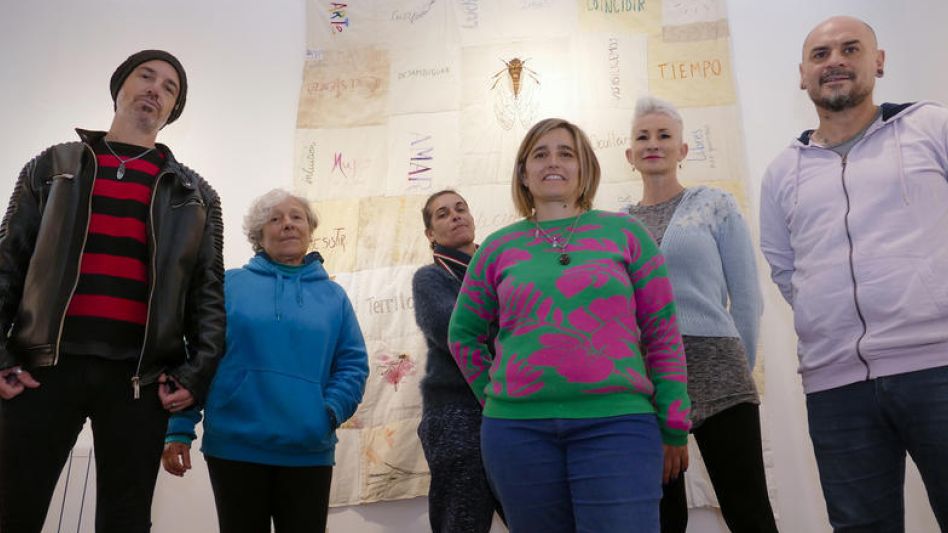 Silvio Randazzo, Alicia Lapenta, Paula Albornoz, Silvina Mele, Inés Parmigiani y Pino Giménez.  GENTILEZA HÉCTOR GARCÍA 