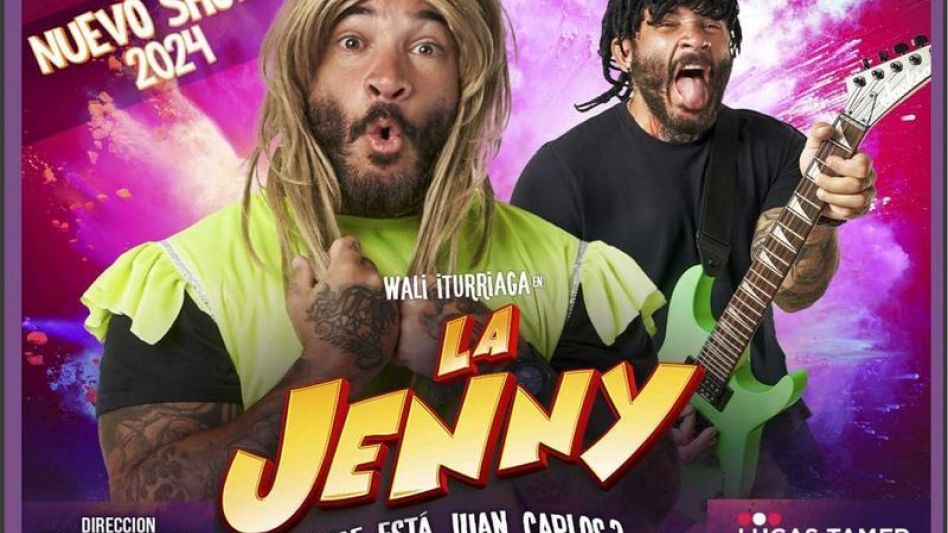 Este viernes con dos funciones vuelve Wali Iturriaga con el espectáculo La Jenny al Teatro Español.     