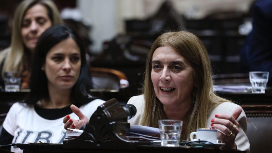 La diputada nacional Danya Tavela fue una de las legisladoras radicales que dieron quórum en la sesión de este martes 24 de abril.  PRENSA/DANYA TAVELA