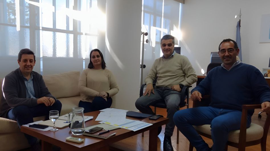 Reunión para realizar trabajos hídricos en el Cañadón de Gutiérrez   