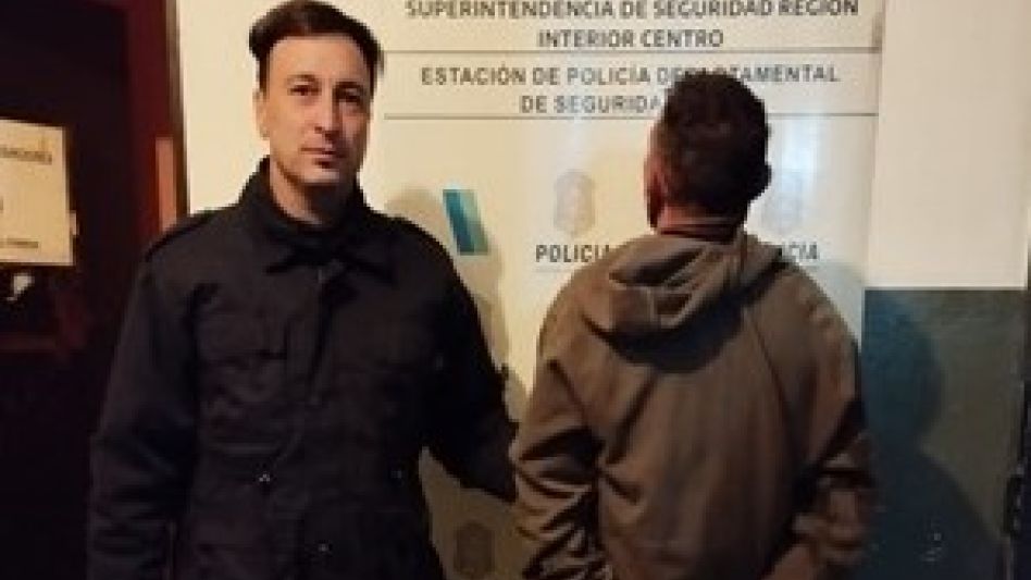 El imputado por estos hechos sigue detenido en la Seccional Primera, a la espera de su traslado a una cárcel. Foto: SECCIONAL PRIMERA AZUL/PBA