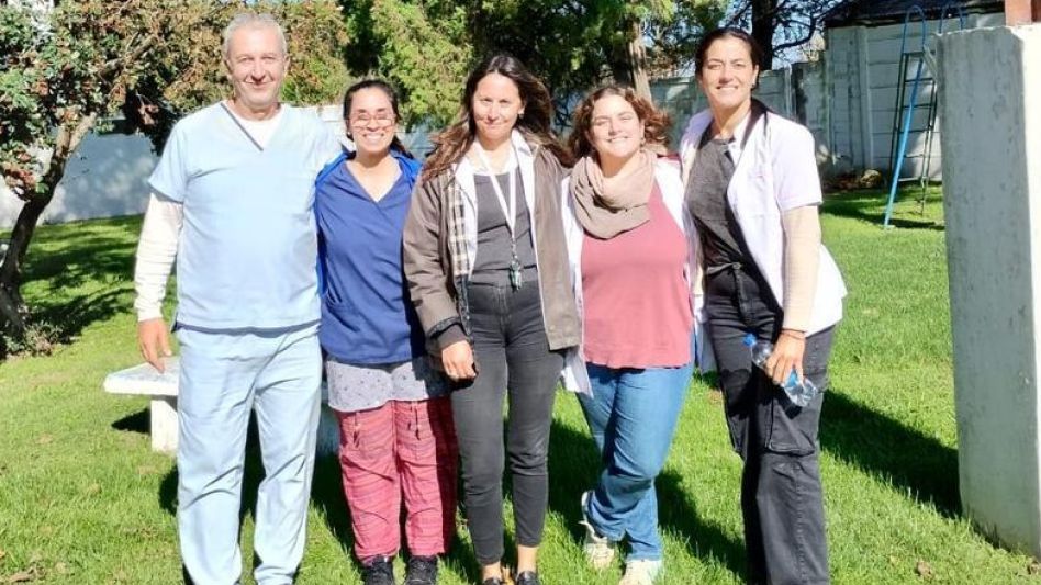 El equipo itinerante rural de Atención Primaria de la Salud que fue premiado por su trabajo el viernes último.