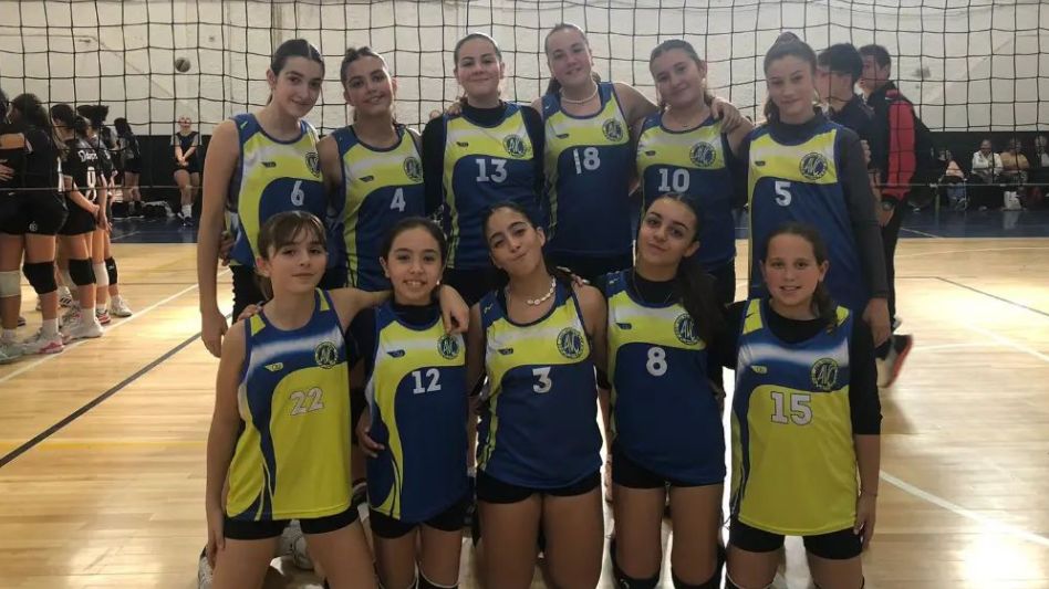 Azul Vóley en Sub 14.