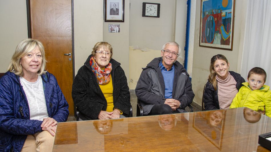Claudia Disavia, Olga Calá, ?Cucho? Ballesteros y Sofía Inza dialogaron con EL TIEMPO sobre el espectáculo del domingo a beneficio de la cooperadora del hospital.      NACHO CORREA 