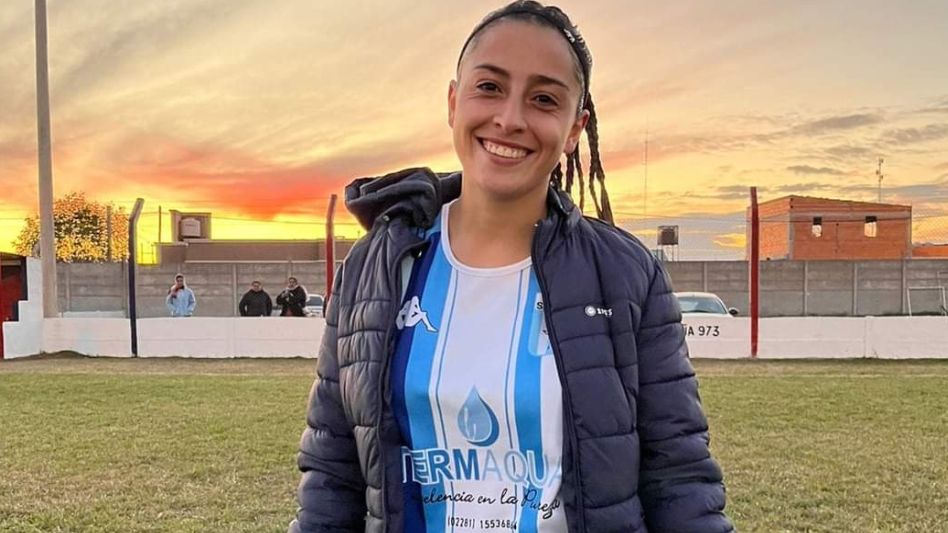 Lorena Oroná, de Sarmiento de Tapalqué, es la goleadora del Apertura. GENTILEZA PATRICIO BONFANTIN