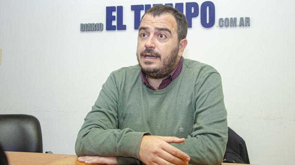 El presidente de la bancada de concejales de Unión por la Patria, Xavier Cabrera Cisneros, dialogó con EL TIEMPO.  NACHO CORREA