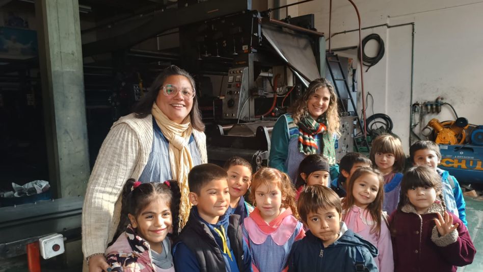 "Pequeños Reporteros": alumnos del Jardín 913 visitaron diario El Tiempo