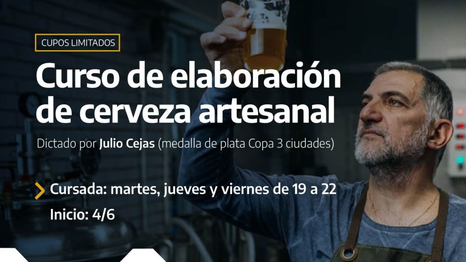 Inscripción al curso de elaboración de cerveza artesanal