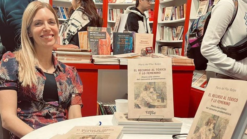 Pilar Bolpe escribió su primer libro titulado: ?El recurso al tóxico y lo femenino?. GENTILEZA PILAR BOLPE 