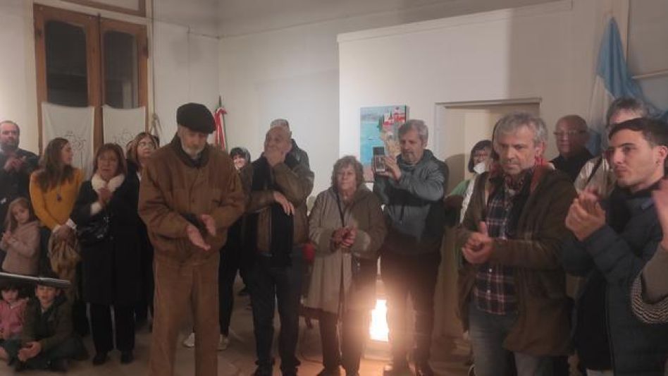 Gran cantidad de público se sumó a la muestra organizada por el Círculo Italiano de Azul. 