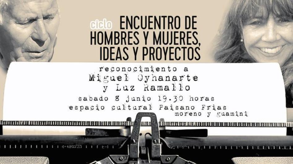 Reconocimiento a Miguel   Oyhanarte y Luz Ramallo 