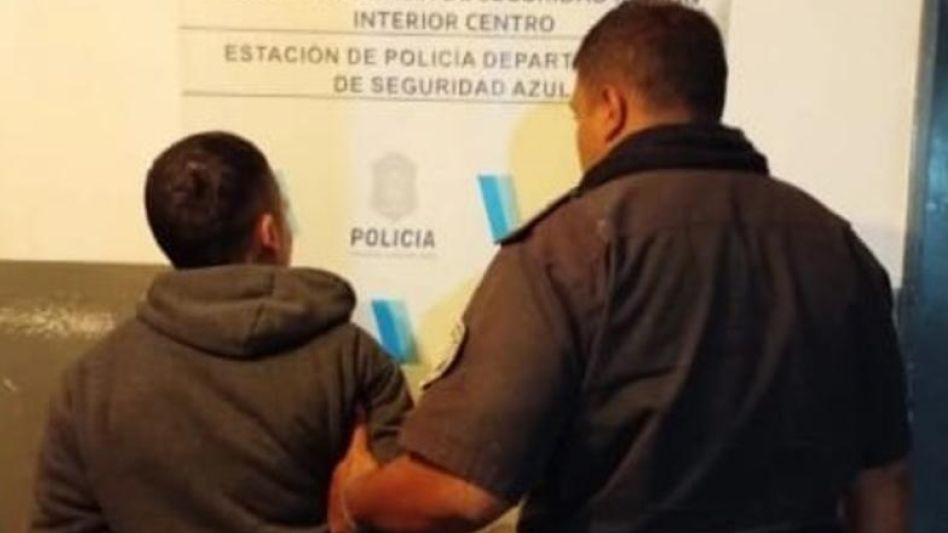 Cuando fue arrestado hace tres días, el joven portaba un cuchillo con el que instantes antes había amenazado de muerte a su ex pareja.  CPA/PBA 
