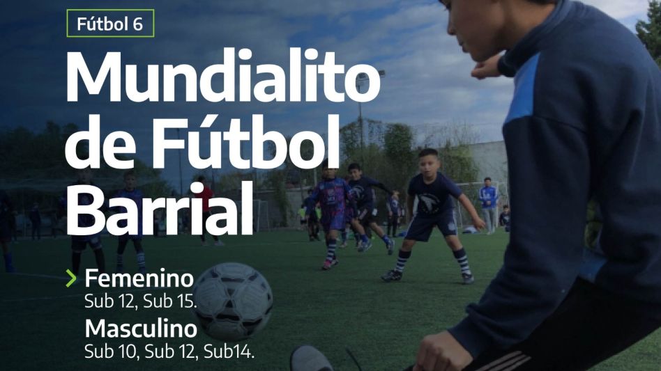 El Municipio prepara un "Mundialito" de fútbol barrial