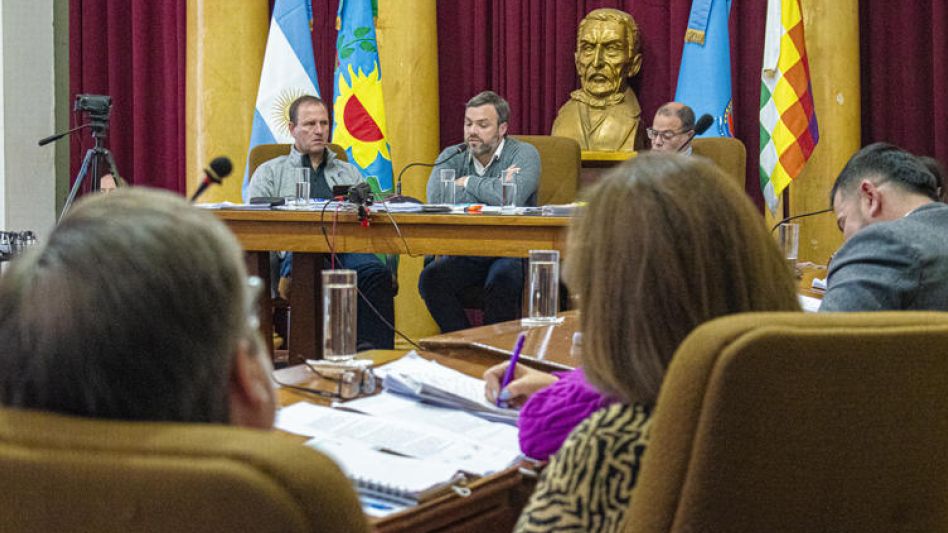 Ignacio Pallia, secretario de Gobierno y Jefe de Gabinete municipal, el pasado 21 de mayo, durante la sesión del Concejo.