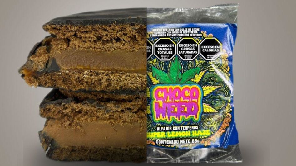 Chocoweed, el primer alfajor con terpenos de cannabis que ofrece un sabor único sin efectos psicoactivos