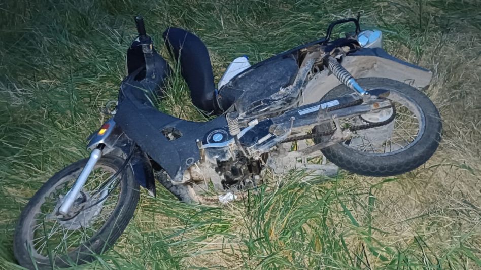 La moto registraba un pedido de secuestro desde el viernes pasado, cuando fue sustraída. FOTO: CPR AZUL/PBA