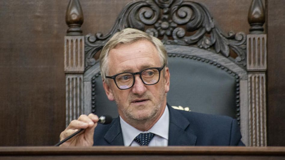 Martín Céspedes, el juez del Tribunal 1 que este martes que pasó tuvo que reducir las penas para dos olavarrienses a los que había condenado en diciembre de 2023 por un caso de cuatrerismo.  