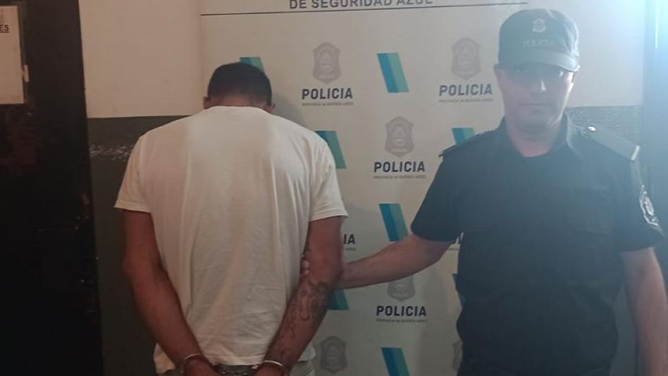 El investigado por este caso de violencia de género había sido detenido a principios de marzo pasado. Actualmente está preso en la Unidad 7.  ARCHIVO/SECCIONAL PRIMERA AZUL/PBA