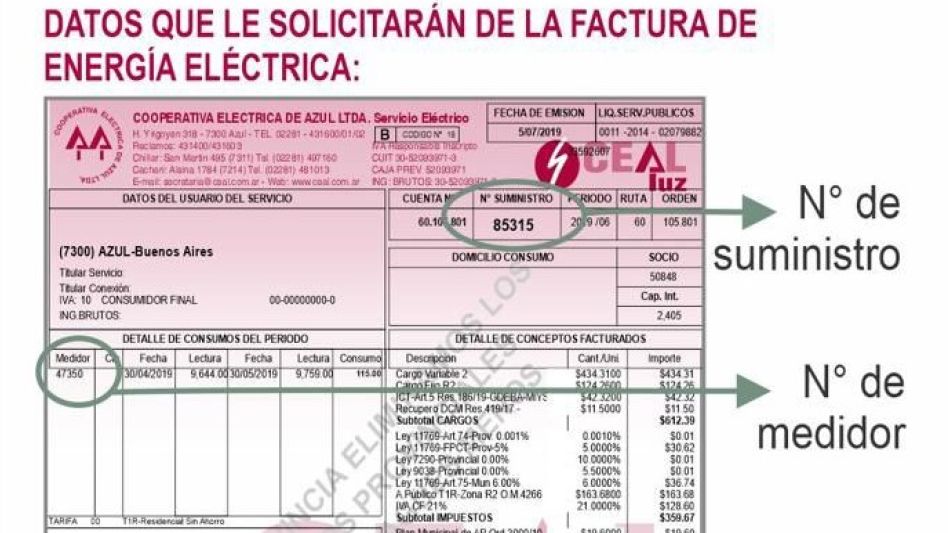Tarifas de luz: usuarios deberán  registrarse para obtener subsidio 